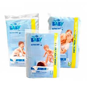 -15% Pañales Carrefour Baby Ultra Dry
